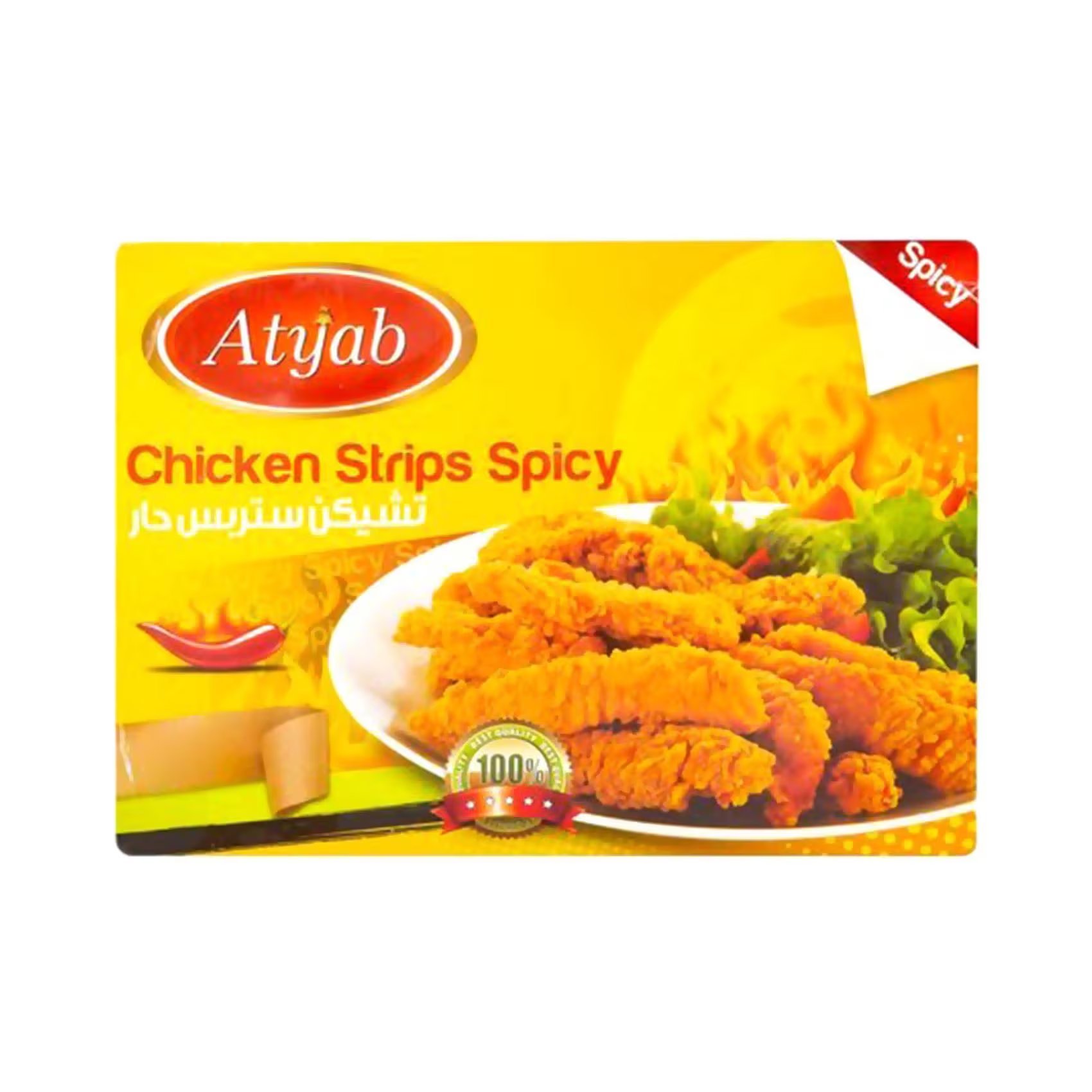 أطياب ستربس دجاج حار- 400 جم